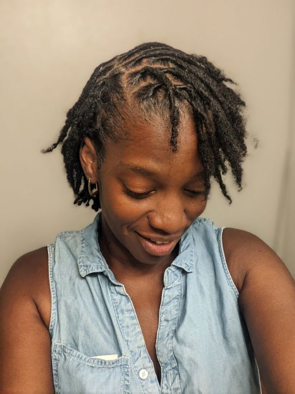 Create-a-Simple-Side-Part-How-to-style-starter-locs