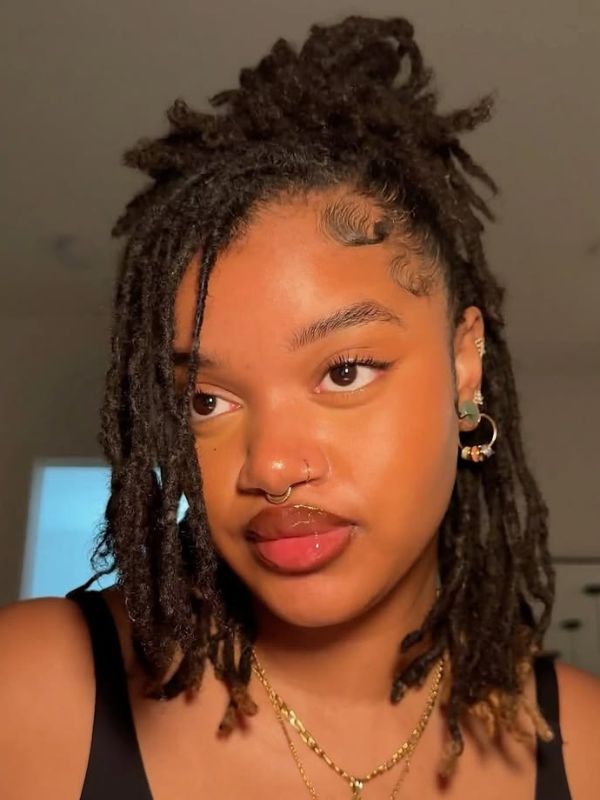 Half-Up-Half-Down-Locs