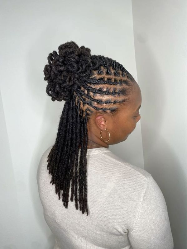 Half-Up-Loc-Bun