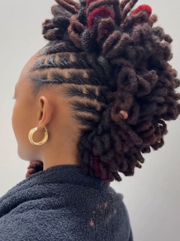 Loc-Mohawk-Inspired-Classy-birthday-loc-hairstyles