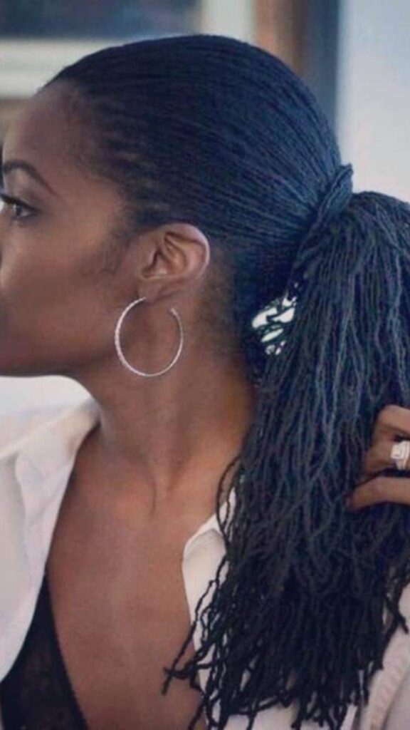 Low-locs-Ponytail