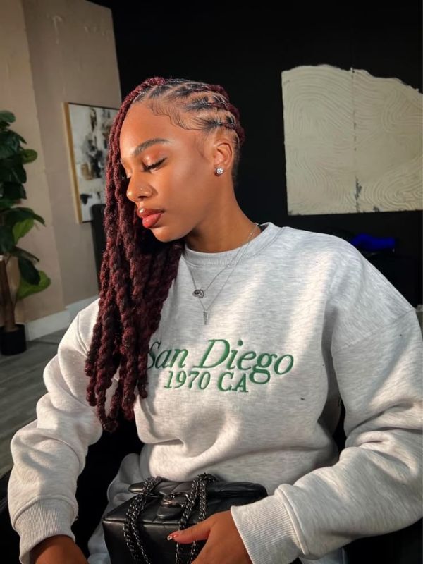 Side-Swept-Locs-Classy-birthday-loc-hairstyles