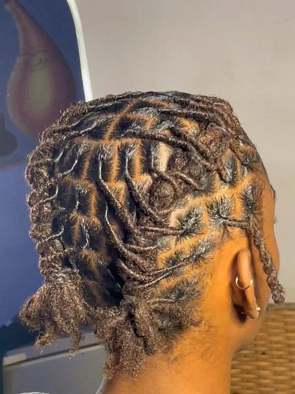 Styling-Starter-Locs-on-Short-Hair